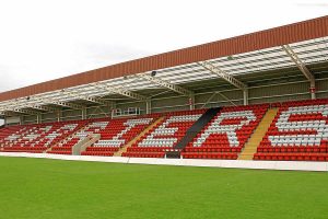 The East Stand at Aggborough