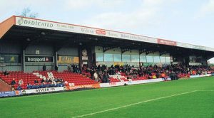 The Main Stand at Aggborough
