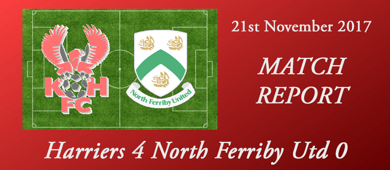 21-11-17 - Report - Harriers 4 North Ferriby Utd 0
