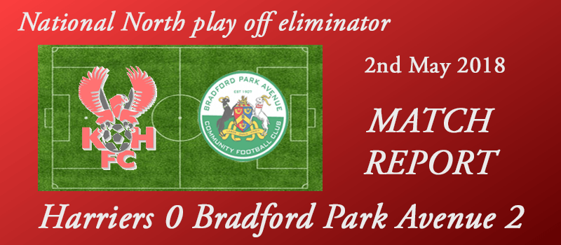 02-05-18 - Report - Harriers 0 Bradford Park Avenue 2