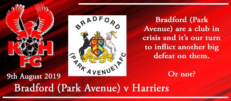 09-08-19 - Preview - Bradford (Park Avenue) AFC Vs Kidderminster Harriers