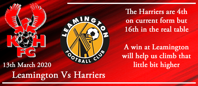13-03-20 - Preview - Leamington FC Vs Kidderminster Harriers