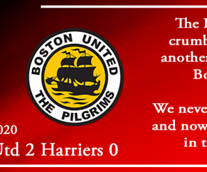 25-01-20 – Report – Boston Utd 2 Kidderminster Harriers 0