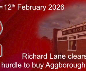 12-02-26. News. Richard Lane clears second hurdle to buy Aggborough off WFDC