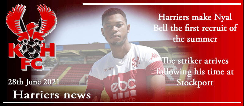 28-06-21 - News - Harriers make Nyal Bell the first recruit of the summer