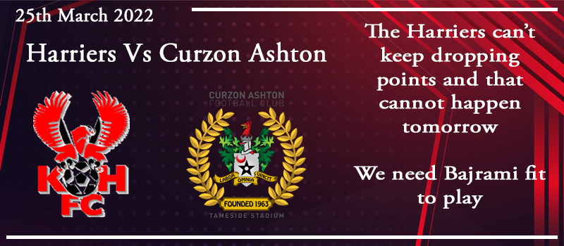 25-03-22 - Preview - Kidderminster Harriers Vs Curzon Ashton