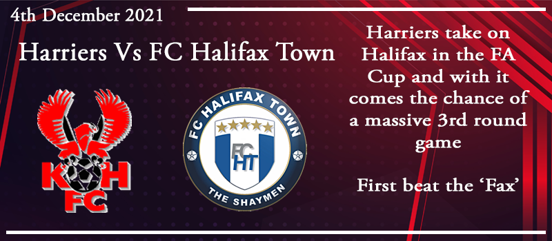 04-12-21 - Preview - FA Cup 2nd rd - Kidderminster Harriers Vs FC Halifax Town