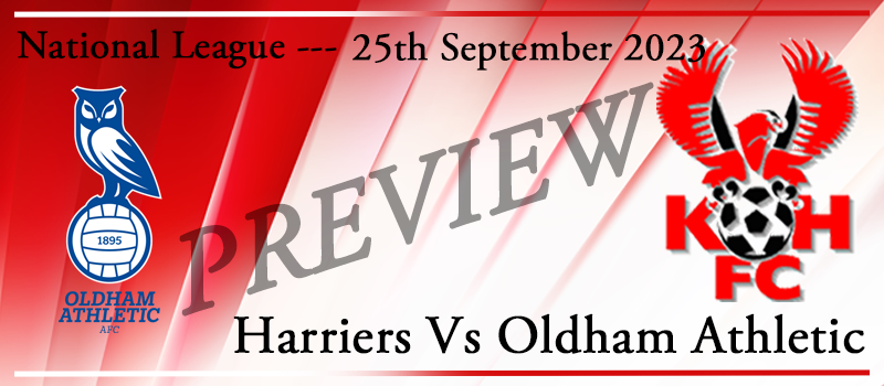 25-09-23. Kidderminster Harriers Vs Oldham Athletic. Match preview