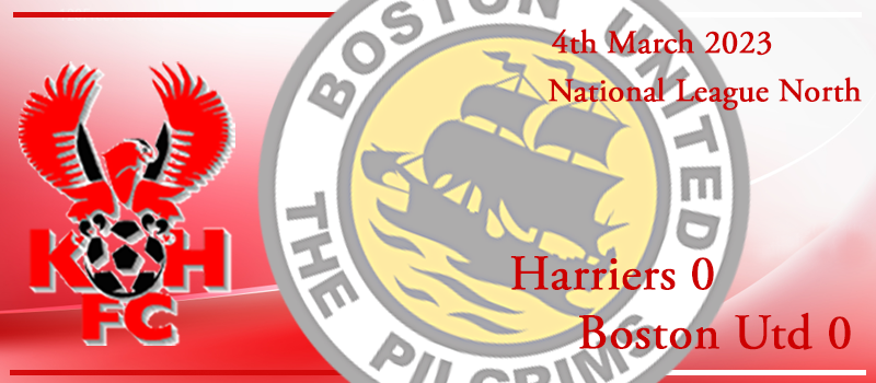 04-03-23. Match report Vs Boston Utd