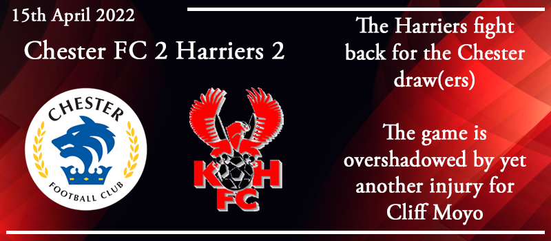 15-04-22 – Report – Chester FC 2 Kidderminster Harriers 2