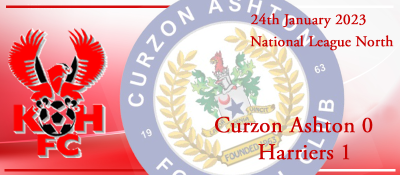 24-01-23. Match report Vs Curzon Ashton
