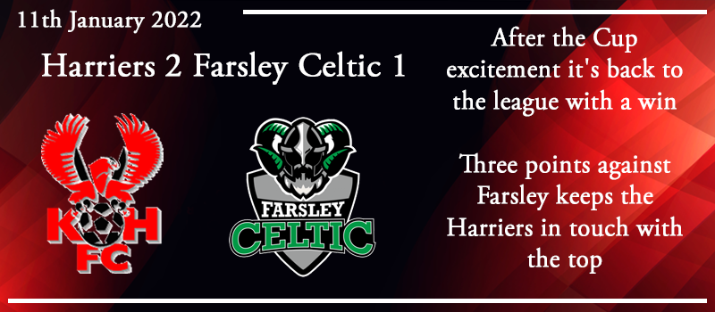 11-01-22 – Report – Kidderminster Harriers 2 Farsley Celtic FC 1