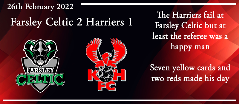 26-02-22 - Report - Farsley Celtic FC 2 Kidderminster Harriers 1