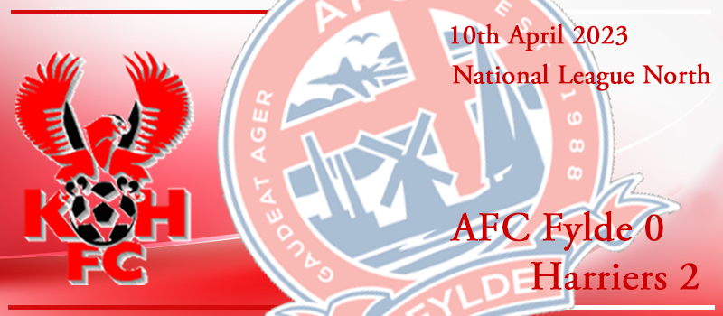 10-04-23. Match report Vs AFC Fylde