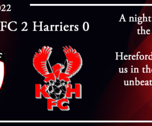 18-01-22 – Report – Hereford FC 2 Kidderminster Harriers 0