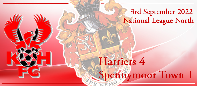 03-09-22. Match report Vs Spennymoor Town